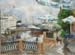 At the landing-stage under the rain. 60x80, 2003 
