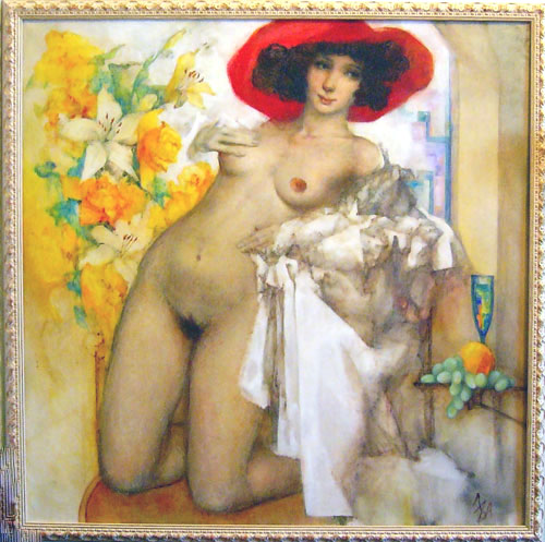 Red poppy. 90x90, 2003 