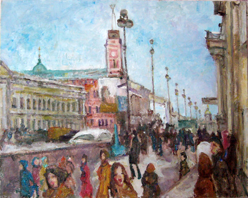 City noise . 60x50, 2004 