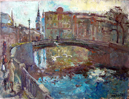 Gulls. 31x41, 2004 